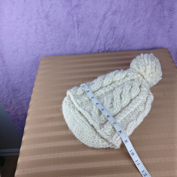 Wool hat Eugenia Kim Free People Chunky Fisherman 100%Wool Aran Knit Winter Cap - Picture 8 of 10